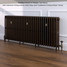 CI-RC660-30-MET-OLD-PENNY-LS01 - Richmond 4 Column Victorian Cast Iron Radiator H660mm x W2444mm CI-RC660-30-MET-OLD-PENNY-LS01 - Richmond 4 Column Victorian Cast Iron Radiator H660mm x W2444mm